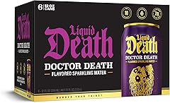 Liquid Death, Doctor Death Sparkling Water 6 Pack, 12 Fl Oz