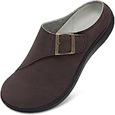 LeIsfIt Womens Wide Clogs Adjustable Diabetic Mules Slip on Clog Slippers for Swollen Edema Feet Wide Width Mules Potato Shoes