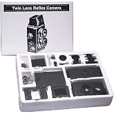DEVMO Compatible with DIY Lightnes Classic Retro Holga Lomo Recesky TLR Camera 35mm Film Twin Lens Reflex Kit
