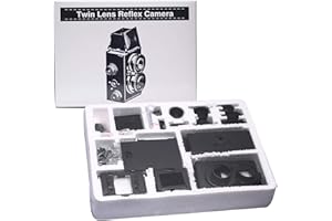 DEVMO Compatible with DIY Lightnes Classic Retro Holga Lomo Recesky TLR Camera 35mm Film Twin Lens Reflex Kit