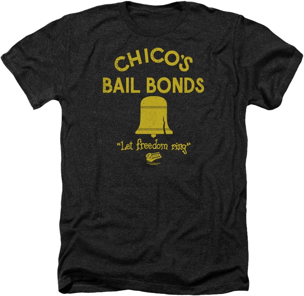 Bad News Bears Chico's Bail Bonds Mens Heather Shirt