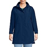 Lands' End Women's Squall Waterproof Hooded Raincoat