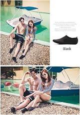 Uncle Paul Water Socks Black Adult Neoprene Beach Yoga Footwear EU 42-44 view 4