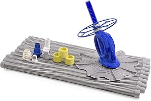 XtremepowerUS Automatic Pool Cleaner Vacuum G4 Turbo Suction High-Flo Cleaner In-Ground & Above Ground w/Hose Set