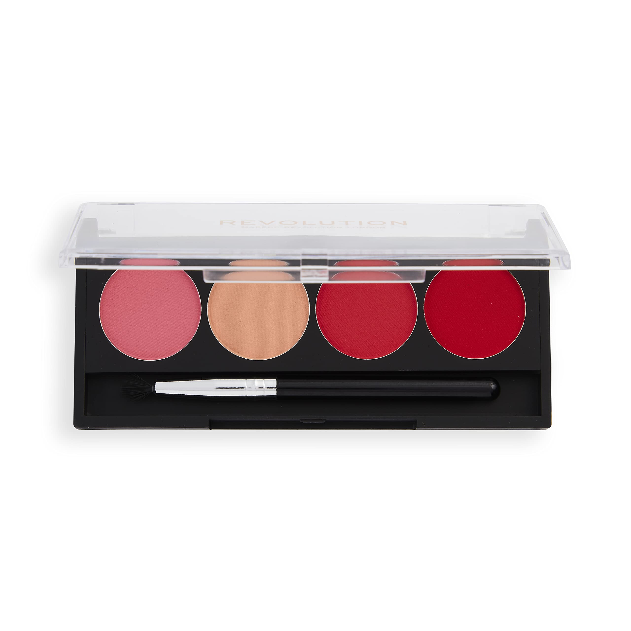 Makeup Revolution, Graphic Liner Palette, Coloured Eyeliner, Pretty Pink, 4 Shades, 5.4g