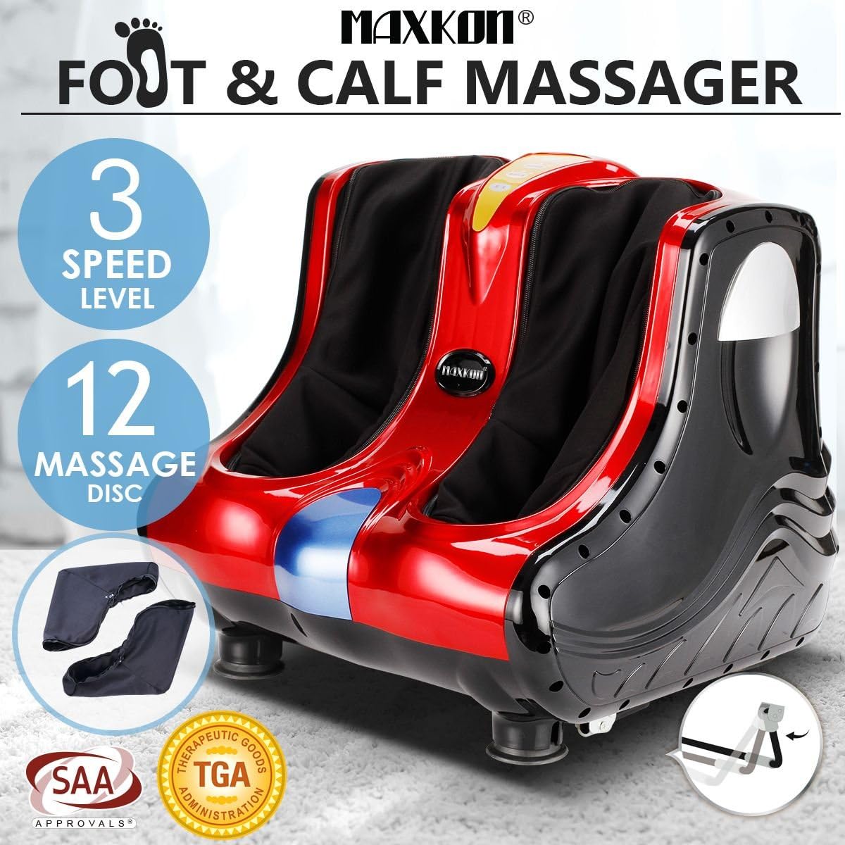 Leg Magic Electric Foot Thigh Leg Massager Shiatsu Circulation Blood Massage Machine Amazon.co