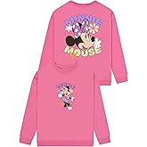 Disney Sweatshirt, Minnie Mouse Sweater, Cotton Sweatshirt For Girls, Kids Jumper With Back Print, Girls' Sweaters