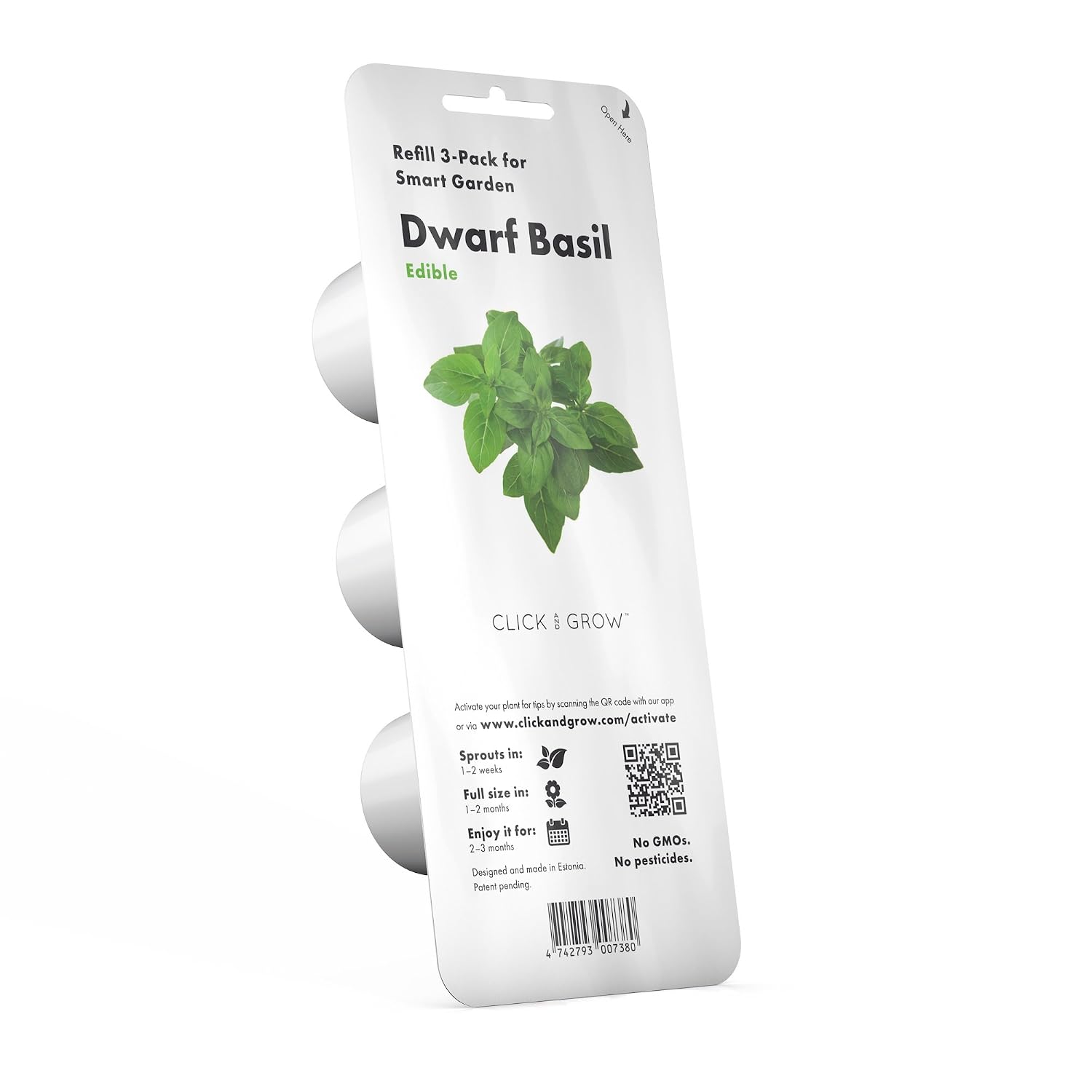 Recarga Triple de Albahaca Enano para Smart Garden - Click and ...