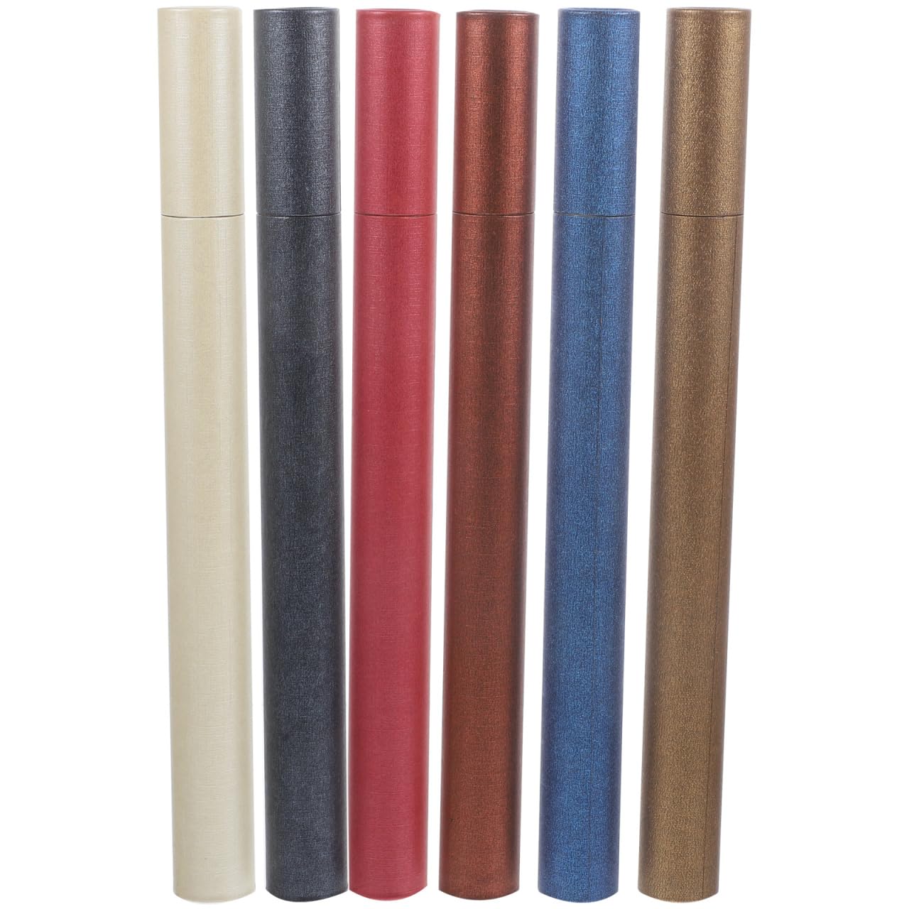 Ciieeo Incense Storage Box with Six Paper Incense Tubes Holders for Home Use - Compact 20G Stick Organizer Eco-Friendly Decorative Canisters for Meditation Yoga and Relaxation