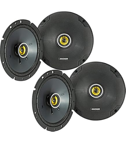 Kicker CSC65 6.5インチ コアキシャルカーオーディオスピーカー Amazon.com: KICKER Speaker Package of 2 Items: Four 6.5