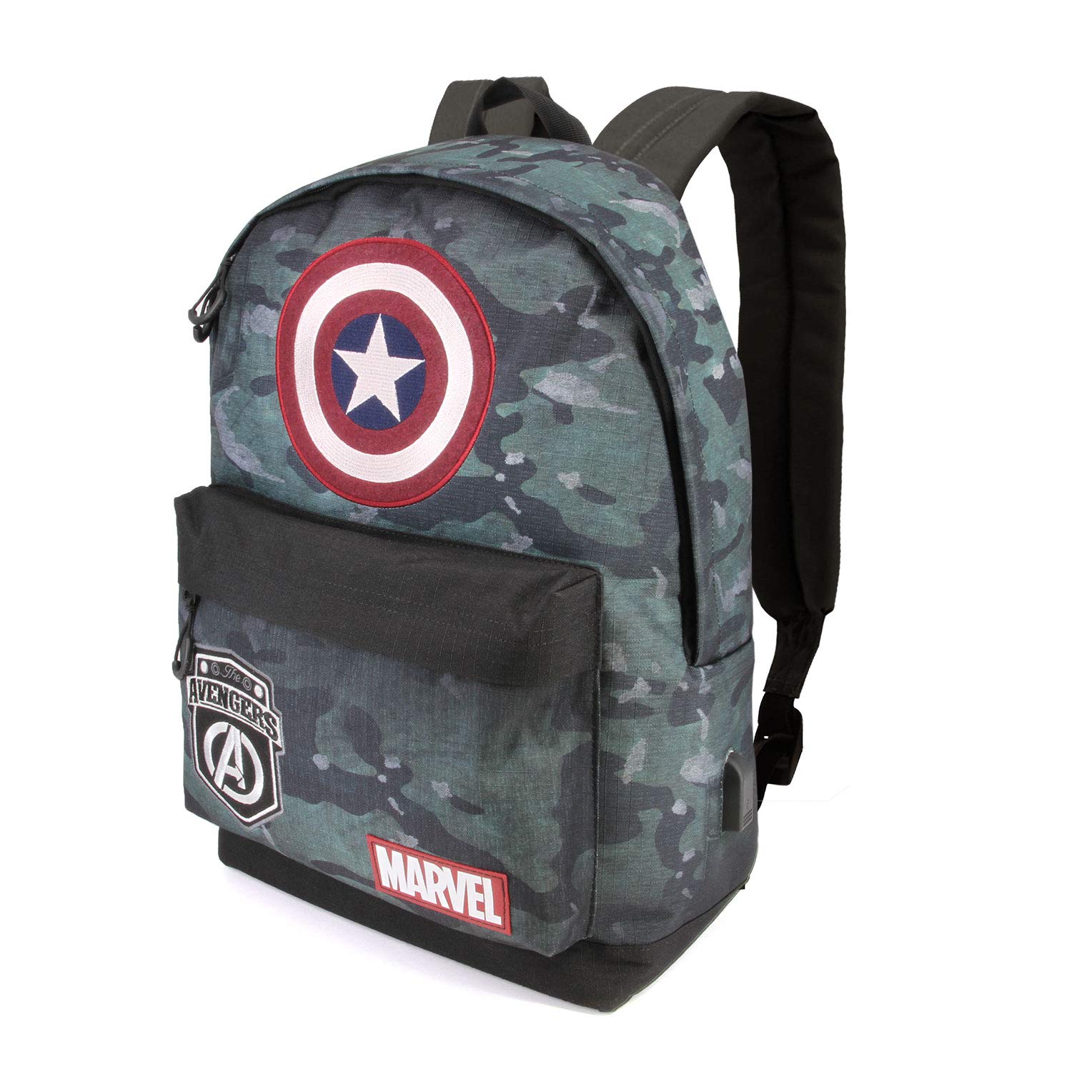 Karactermania Captain America Army-HS Backpack Casual Daypack, 42 cm, 23 liters,Multicolour