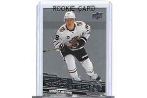 GENERIC 2023 CONNOR BEDARD ROOKIE CARD UPPER DECK STAR ROOKIE # 1ST PICK & FUTURE SUPERSTAR IN A ROOKIE TOP LOADER