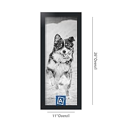 ArtToFrames 9x24 Inch Black Picture Frame, This