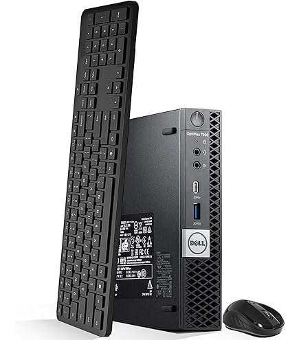 Dell Optiplex 7050 Micro Desktop, Intel i7, 16GB RAM, 256GB SSD
