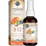 Garden of Life Organics B12 Vitamin - Whole Food B-12 for Metabolism and Energy, Raspberry, 2oz Liquid