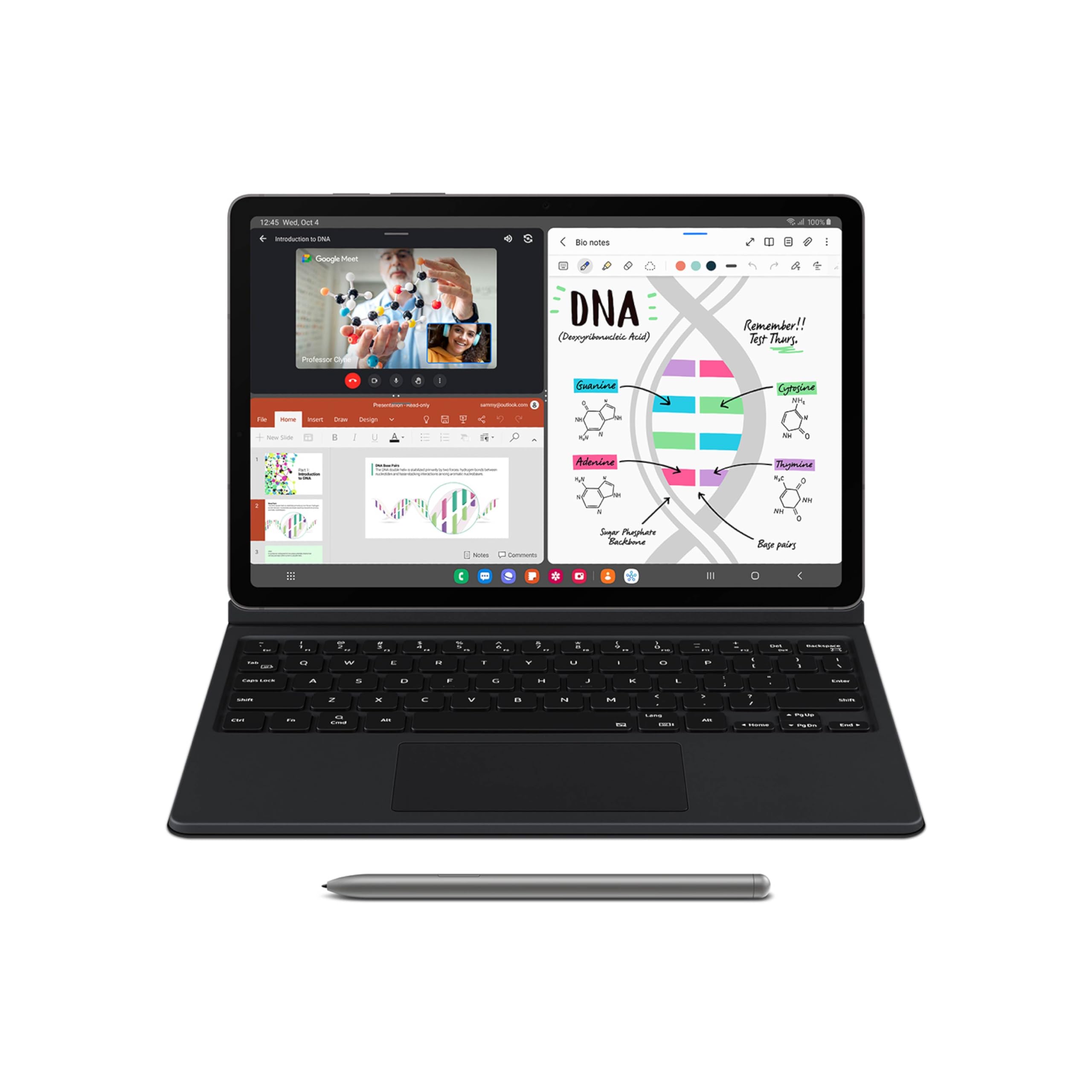 SAMSUNG Galaxy Tab S9 FE Wi-Fi 10.9” 128GB, Android Tablet + Free Smart Book Cover, IP68 Water- and Dust-Resistant, Long Battery Life, Powerful Processor, S Pen, 8MP Camera, US Version, 2023, Mint