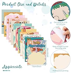 Geyee 24 Pcs Retro Employee Sticky Notes with Funny