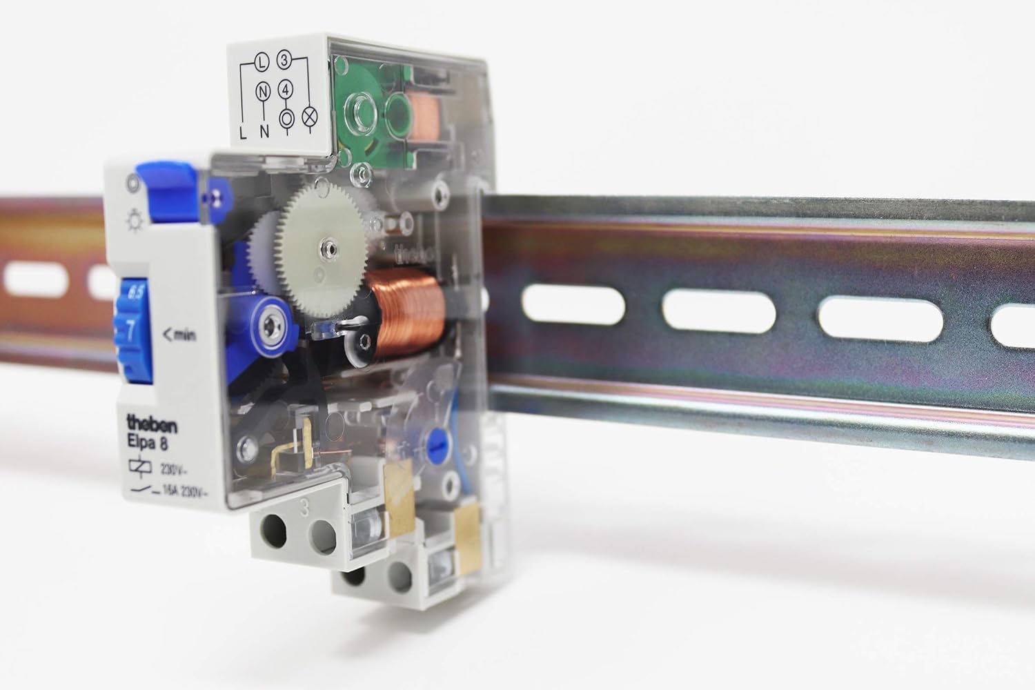 Theben 0080002 ELPA 8 staircase lighting timer staircase automat, electromechanical, staircase