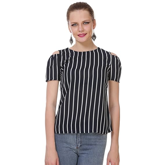 black jeans with white lining