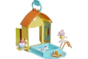 Peppa Pig Peppa’s Adventures Peppa’s Swimming Pool Playset Preschool Toy, Includes 1 Figure and 4 Accessories, Ages 3 and Up