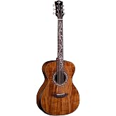 Luna Guitars Vineyard Koa Bevel Folk Acoustic-electric Guitar - Gloss Natural