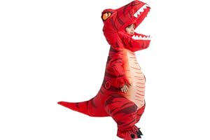 RQUXMT Blow Up Trex Costume,Inflatable Costumes for Kids,Inflatable Dinosaur Costume,Halloween Costumes for Boys Girls