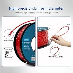 Geeetech 95A TPU Filament 1.75mm, Soft Flexible