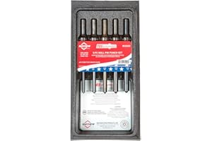 Mayhew Tools 32020 Pneumatic Roll Pin Punch, 5-Piece Set