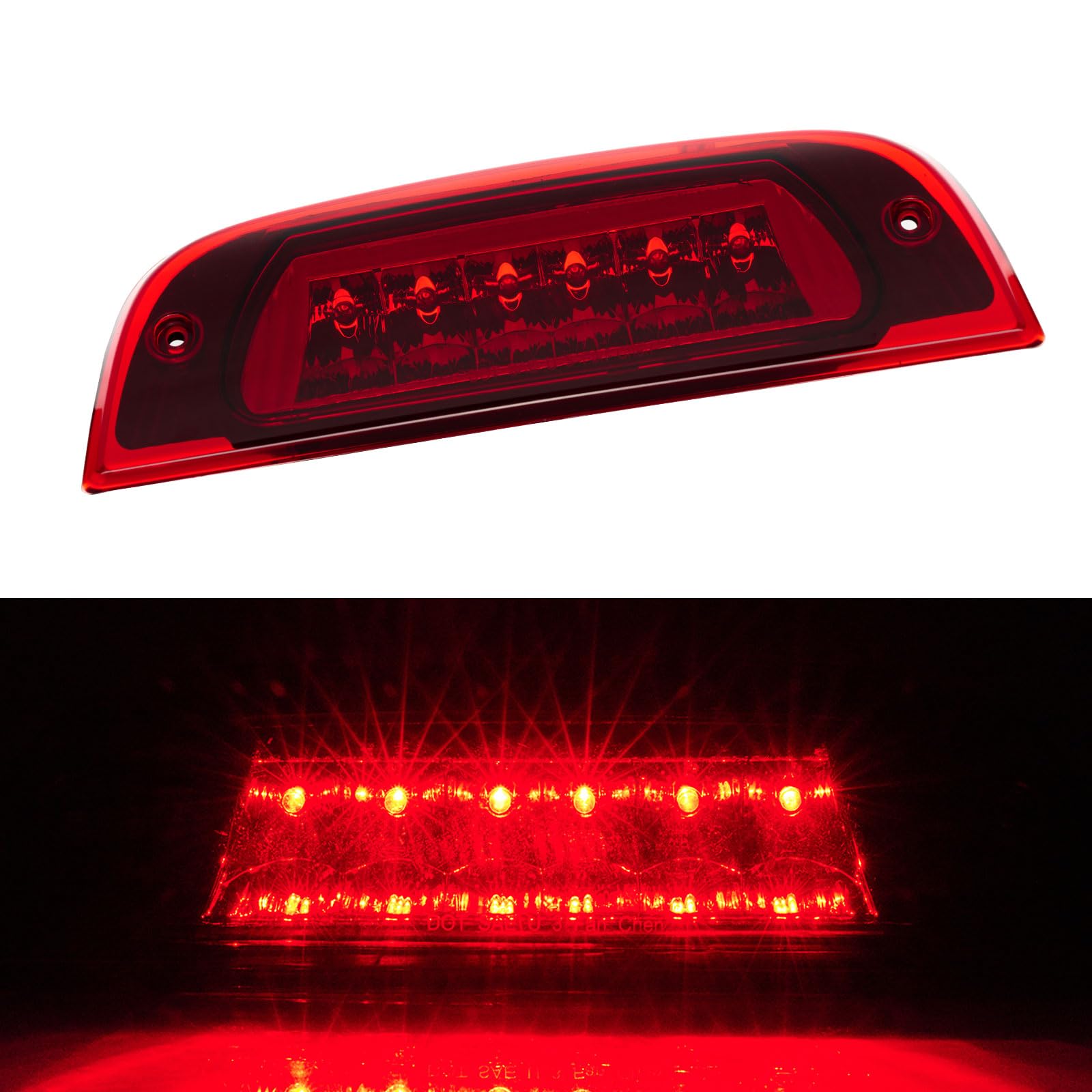 Cxdar Third 3rd Brake Light LED for 2002-2007 Jeep