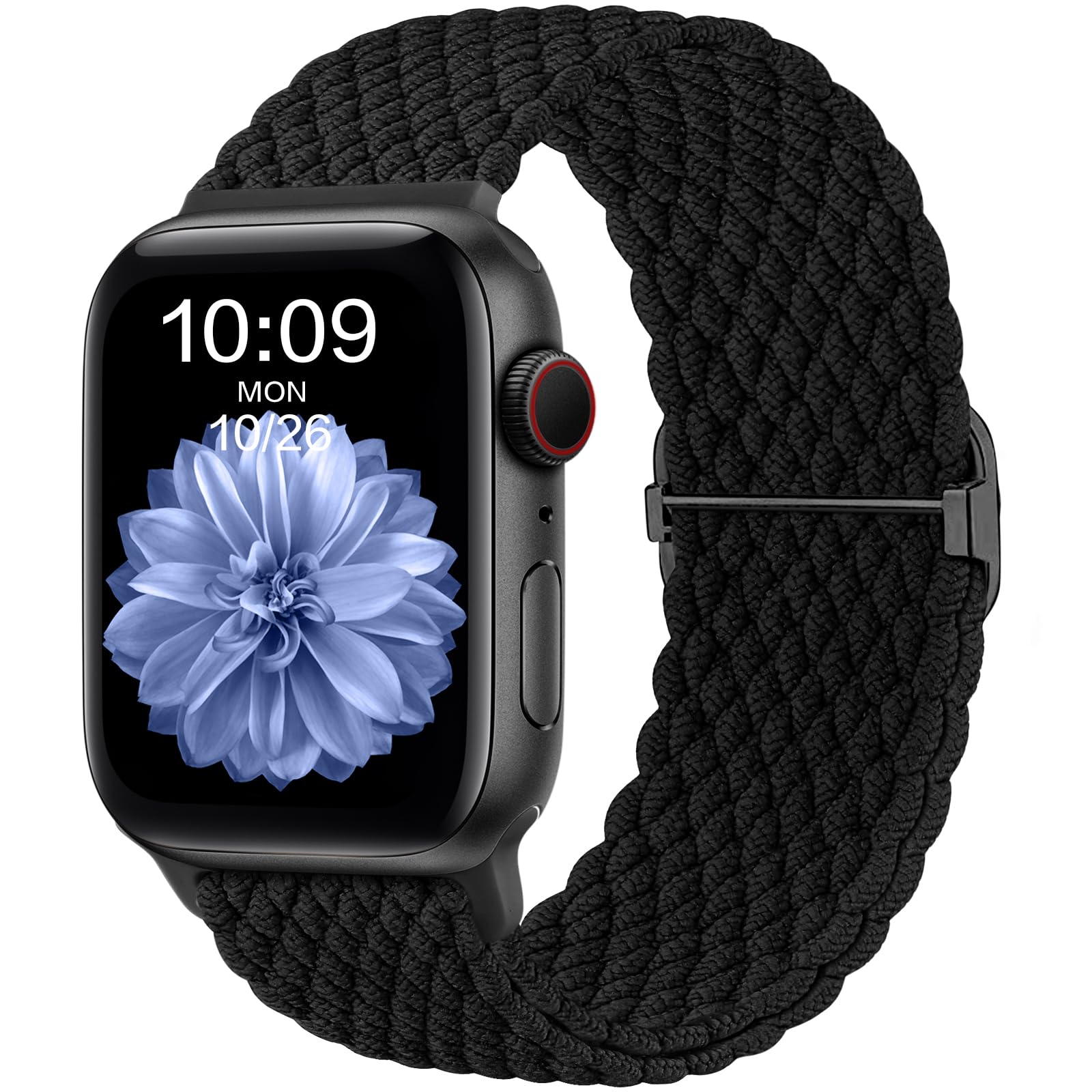 CeMiKa Braided Solo Loop Straps Compatible with Apple Watch Strap 40mm 41mm 42mm 38mm, Stretchy Straps Elastic Sport Band for Apple Watch SE/iWatch Series 11 10 9 8 7 6 5 4 SE Ultra 3 2 1, Women Men