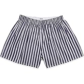 Cinvik Sleep Shorts Womens Loose Soft Cotton Comfy Pajama Short Bottoms Lounge Dark Grey Strip Pj Boxer Women M