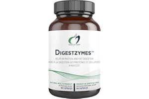 Designs for Health Digestzymes - Digestive Enzymes with Betaine HCl (Betaine Hydrochloride) + Pepsin Supplement - Non-GMO + G