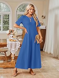 MEROKEETY Women's 2025 Spring Summer Casual Maxi