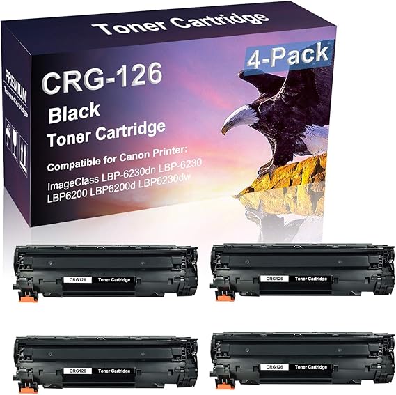 Amazon.com: 4 Pack Compatible Canon ImageClass LBP-6230 LBP6200 Laser Printer Toner Cartridge 