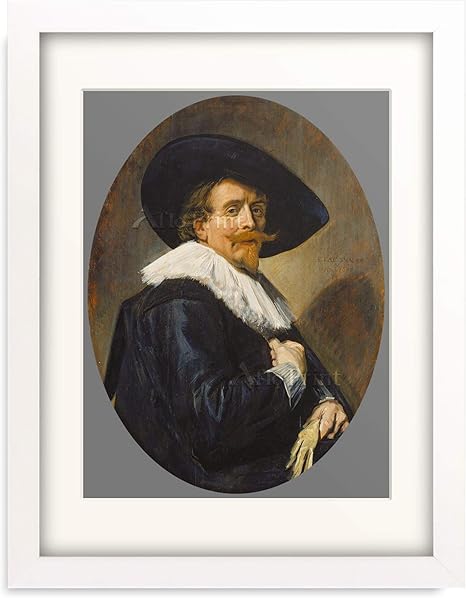 Amazon フランス ハルス Frans Hals Bildnis Eines Mannes 額装アート作品 アートフレーム ポスター オンライン通販