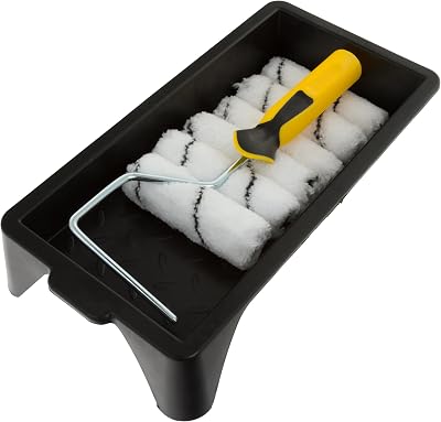 Coral 43400 Easy Coater 4in Mini Roller Kit 8pc Microfibre Covers