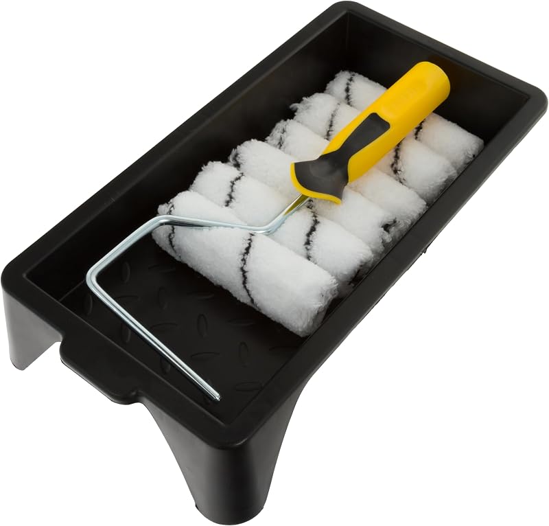 Coral 43400 Easy Coater 4in Mini Roller Kit 8pc Microfibre Covers