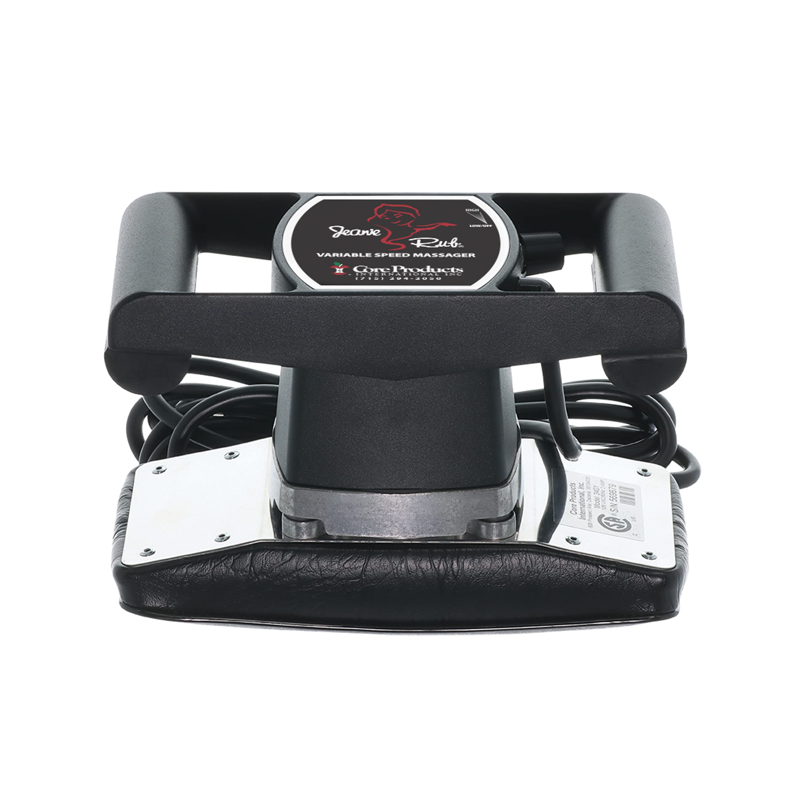 Photo 1 of Core Products Jeanie Rub Variable Speed Massager, Deep Tissue Back & Shoulder Massager for Pain Relief, Body Massager for Back, Neck, Lower Back & Cellulite Massage