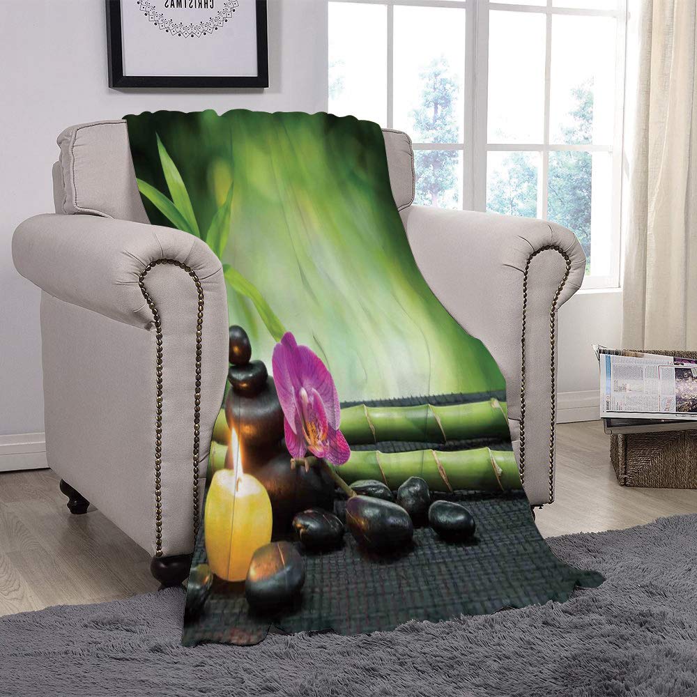 Amazon Com Yoliyana Light Weight Fleece Throw Blanket Spa