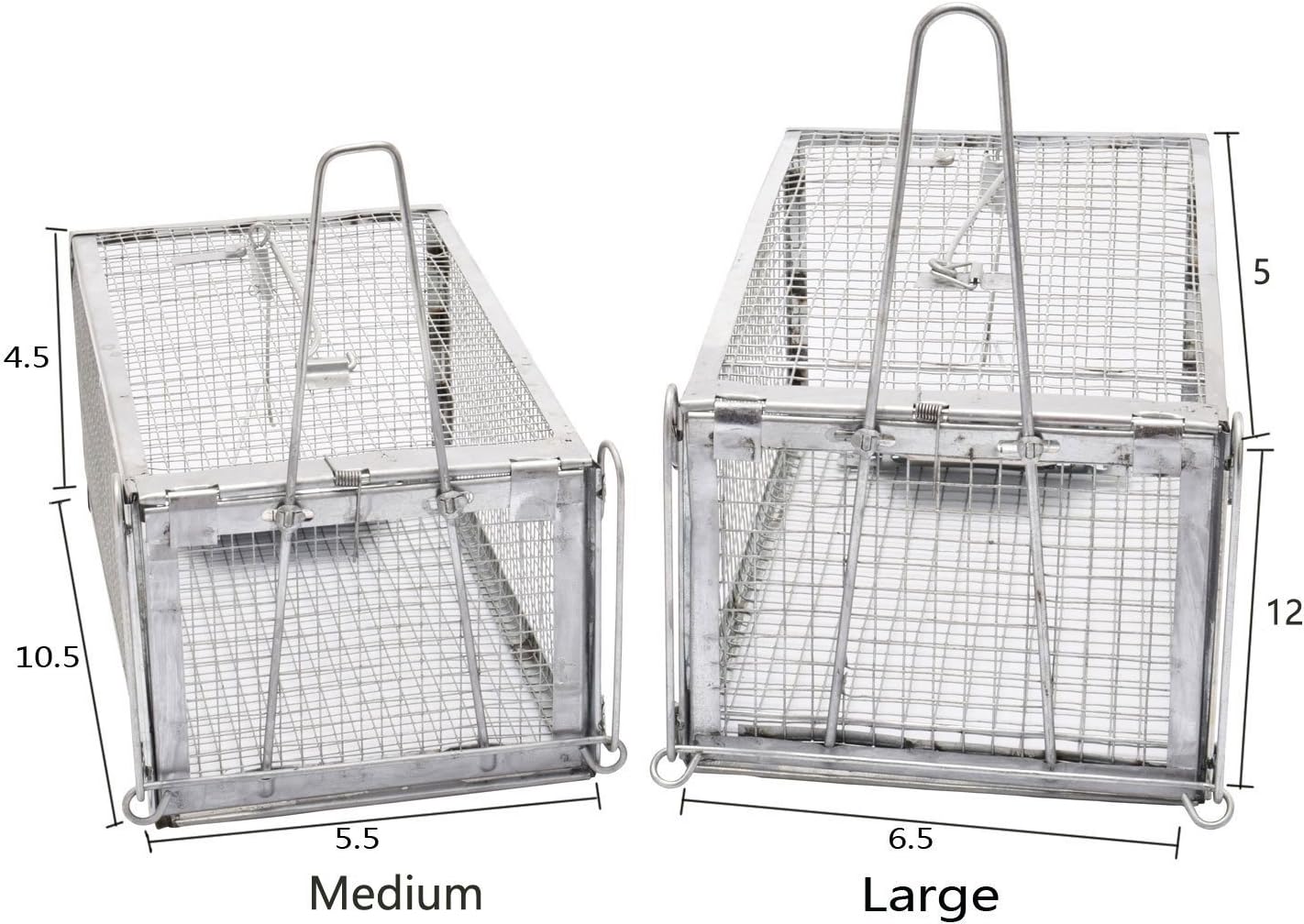 Kensizer Small Animal Humane Live Cage Rat Mouse Chipmunk Rodent Voles Hamsters Trap That Work for Indoor and Outdoor, Trampa para Ratones, Catch and Release : Garden & Outdoor