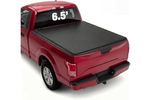 TRUXEN Soft Roll-Up Truck Bed Tonneau Cover for Ford F-150 2015-2026 6.5'(78.9") Bed Accessories, Waterproof Snowproof Roll U