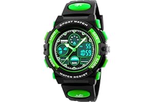 Dayllon Boys Watch,Kids Watch for 3-15 Year Old Boys,Digital Sport Outdoor Multi Function Waterproof with LED Alarm Calendar Analog Watch for Kids - Kids Gifts