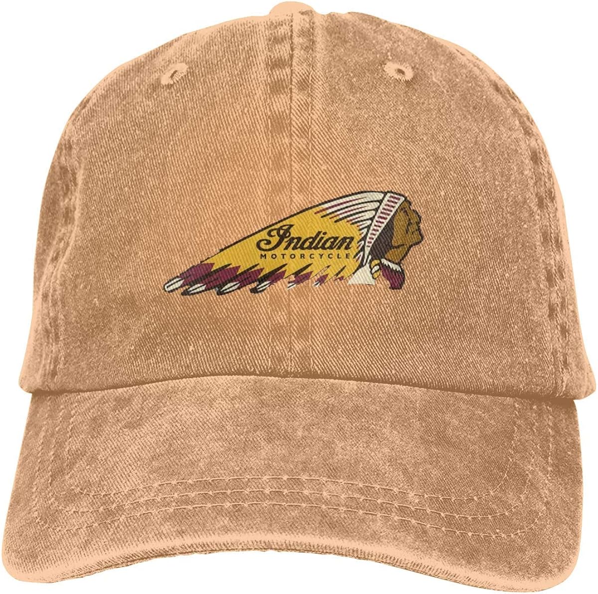 Indian Vintage Motorcycle Adjustable Baseball Caps Denim Hats Retro