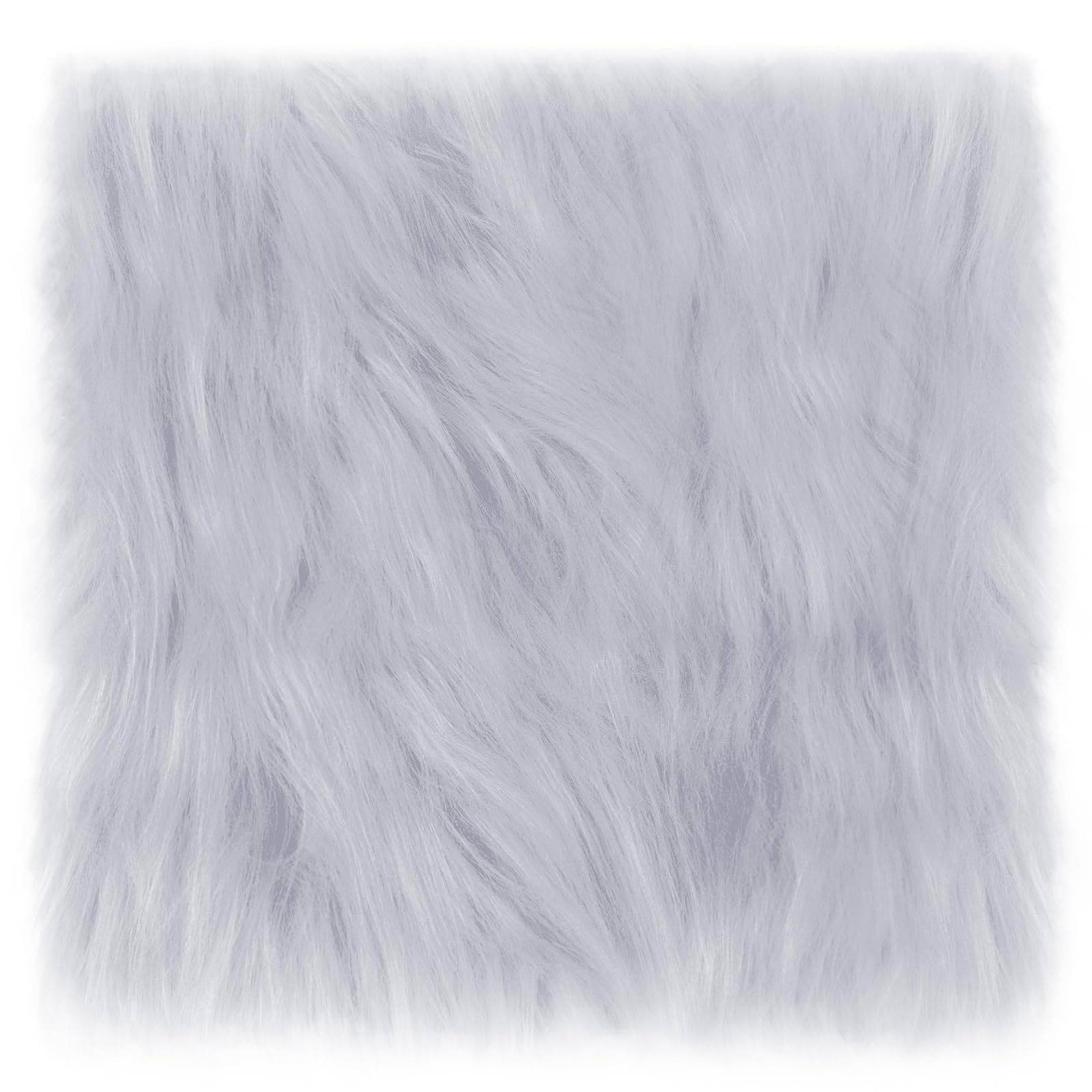 Photo 1 of Gosodeny School Locker Rugs Square Grey Furry and Cute Locker Decorations with Anti-Slip Backing for Girls in Middle School Back to School Stuff Gift