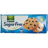 Gull&ograve;n | Sugar Free Choco Chip Biscuits | 4 x 125g | Pack of 4