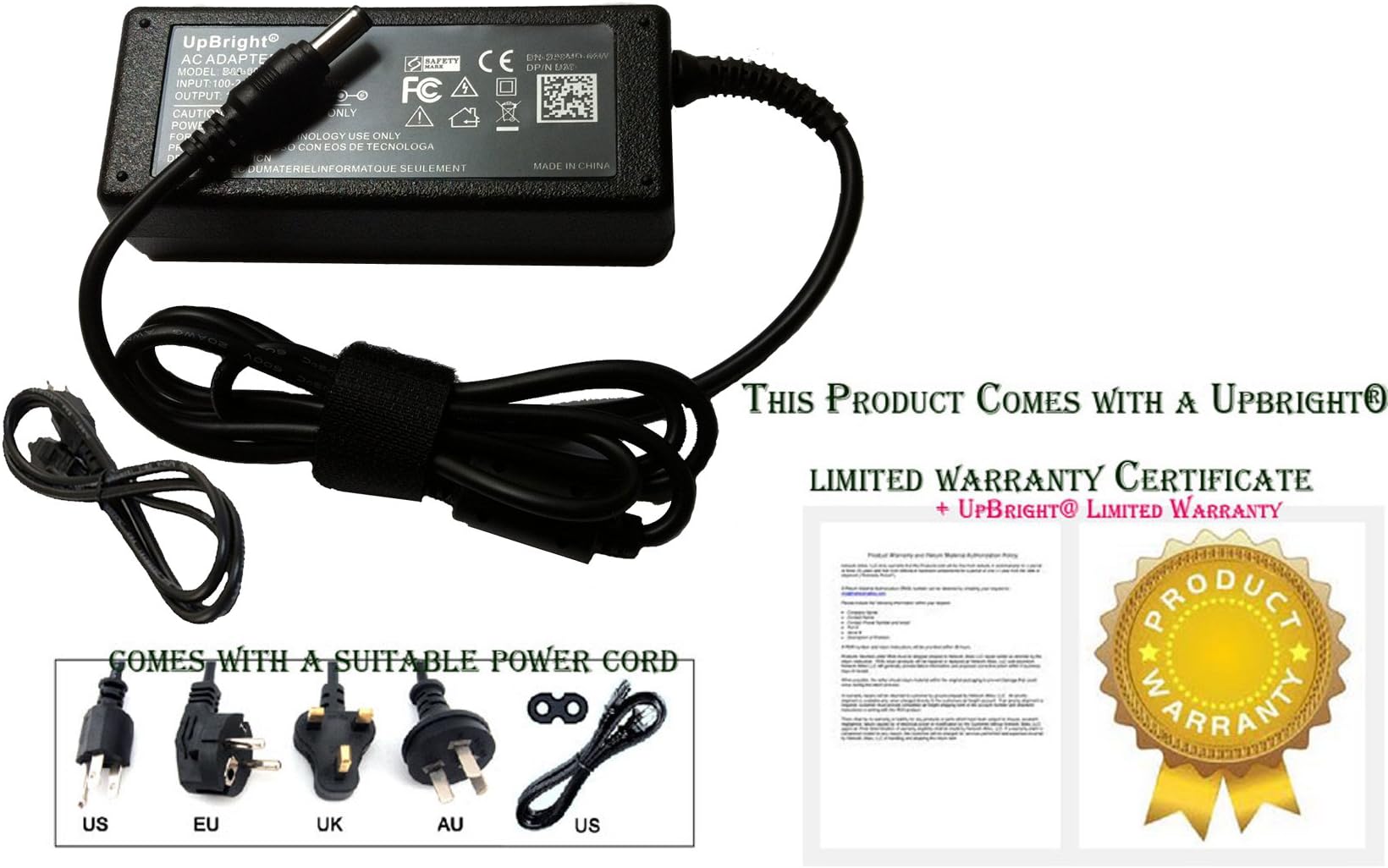 Ac Adapter Charger Power Cord Supply for Acer Aspire 7551-7422 7551G-7606 7720-6155 7535-5020 7735Z-4952 7740-5691 7741Z-4643 7741Z-4433 7750-6423 7750-6669