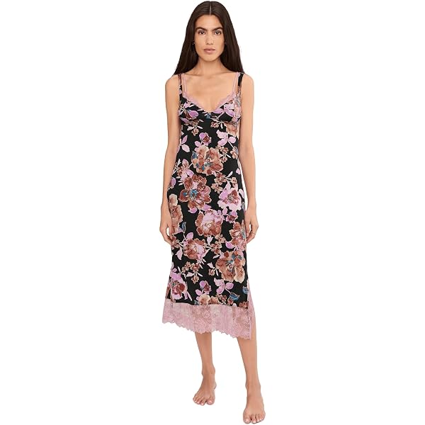 knee length dresses for ladies Free People Suddenly Fine Maxi Slip  Timber Boutique