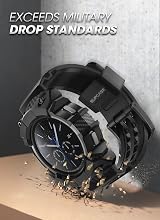 SUPCASE Unicorn Beetle Pro Rugged Case for 46mm Galaxy Watch 4 Black Strap view 5