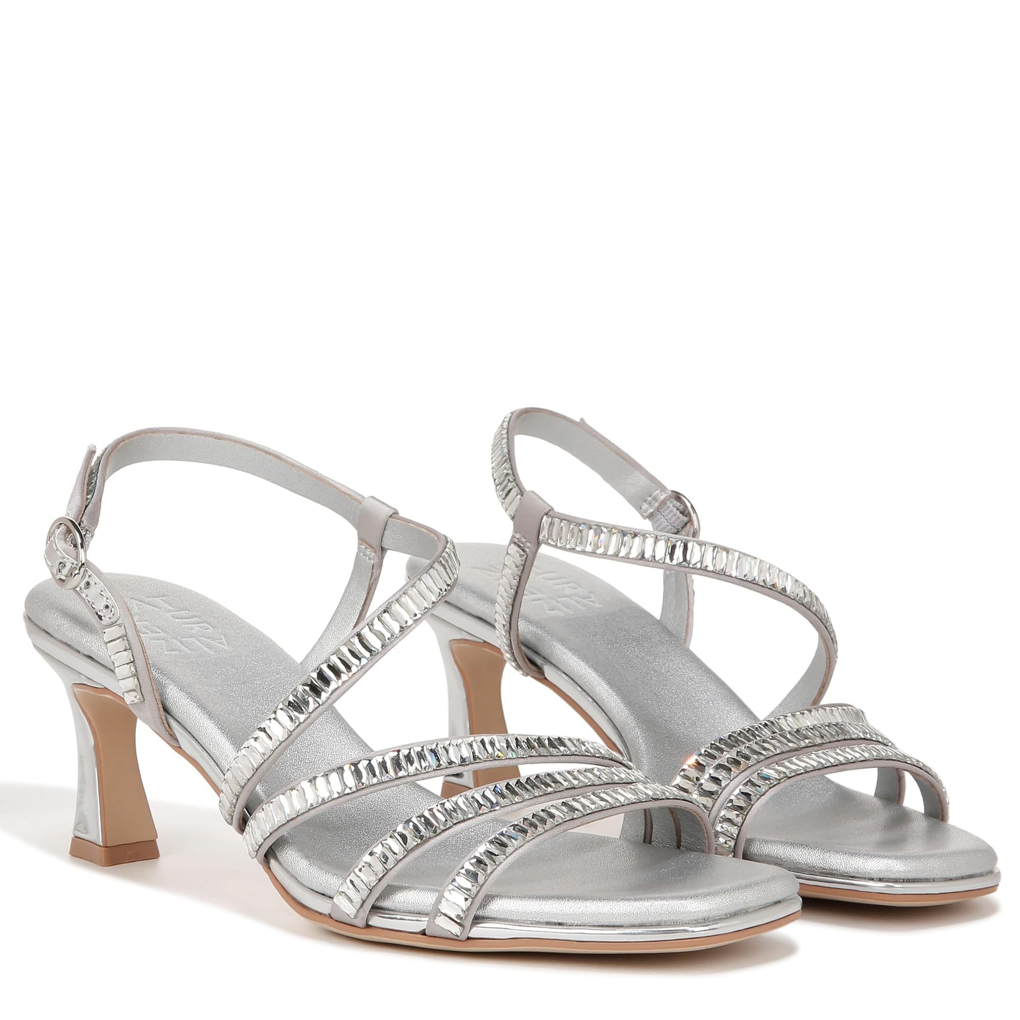 Naturalizer Women’s Galaxy Heeled Sandal Rose Pink Fabric 7 W