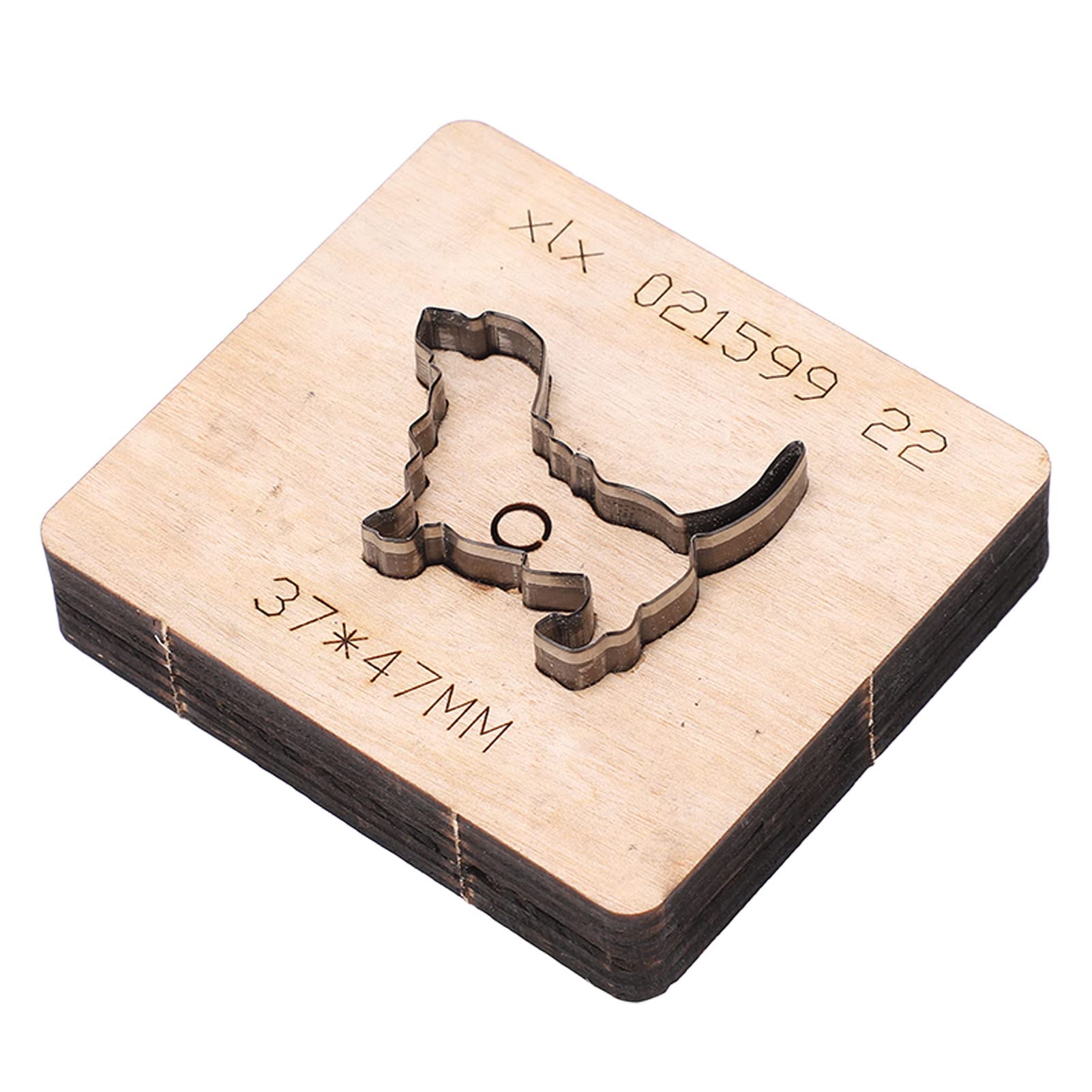 Leather Metal Cutting Die, Dog Shape Leather Punch Die Clean Edges for Wallets Belts